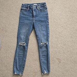 GOOD AMERICAN HIGH WAIST SKINNY JEAN 0/25